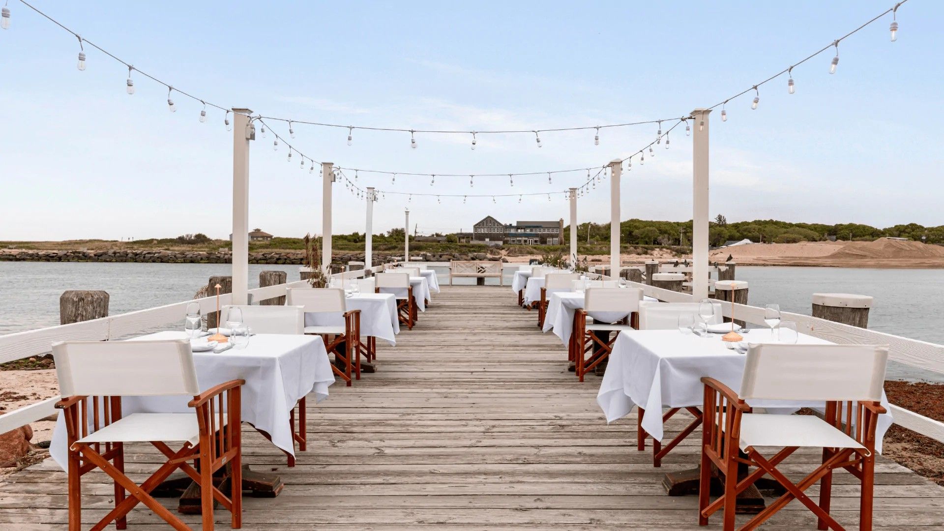 Dining experience at Bagatelle Gosman’s Montauk